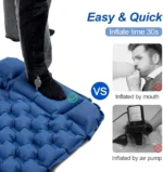 Colchoneta Hinchable Camping Portátil - Imagen 2