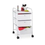 Carrito Auxiliar Relaxdays 3 Cajones