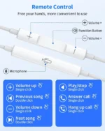 2 Auriculares iPhone Cable Lightning Certificados - Imagen 3