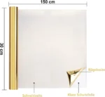 Vinilo Textil Oro Metálico Plotter - Imagen 2