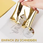 Vinilo Textil Oro Metálico Plotter - Imagen 3