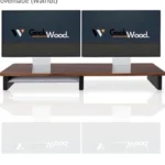 GeekWood Soporte Doble Nogal