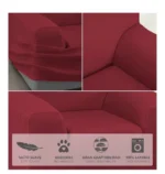 Funda sofá elástica Burdeos 70-110 cm - Imagen 2