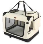 Transportín VOUNOT Perro/Gato M Beige 60x44x44cm