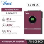 Anern 1.6KW 2KW 3KW 3.2KW inversor Solar híbrido 12V 24V onda sinusoidal pura fuera de la red inversor MPPT 80A 140A MAX PV 400Vdc 150Vdc